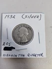 1932 Washington Quarter VG+/F Condition 90% Silver-Better Date # 205