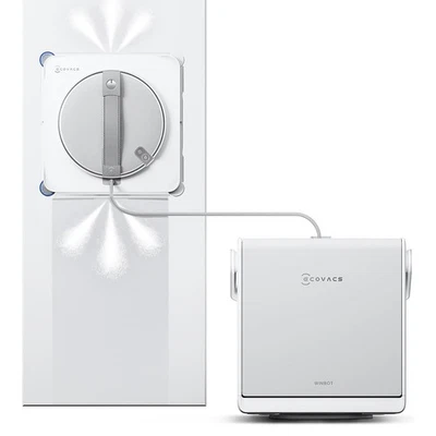 ECOVACS WINBOT W2S OMNI Fensterputzroboter mit Multifunktionsstation TruEdge