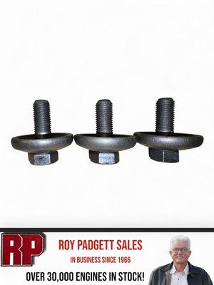3 Pack Genuine Husqvarna 532193003 Blade Bolt & Washer OEM 7/16-20