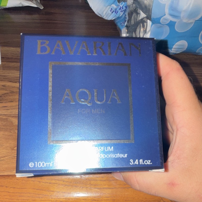 Bavarian Aqua Eau de Parfum Spray for Men 3.4 fl oz Citral Linalool Regular Size