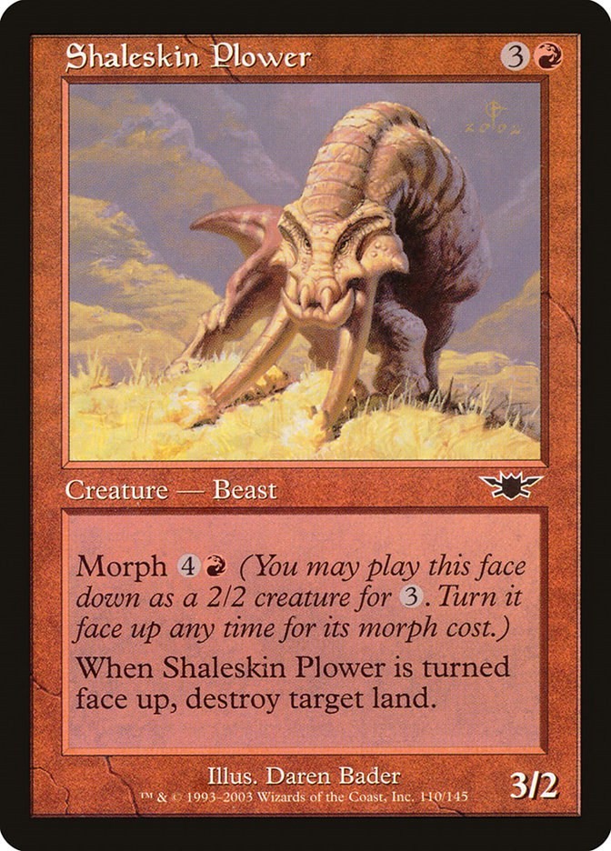 Shaleskin Plower #110 (LP) Legions MTG