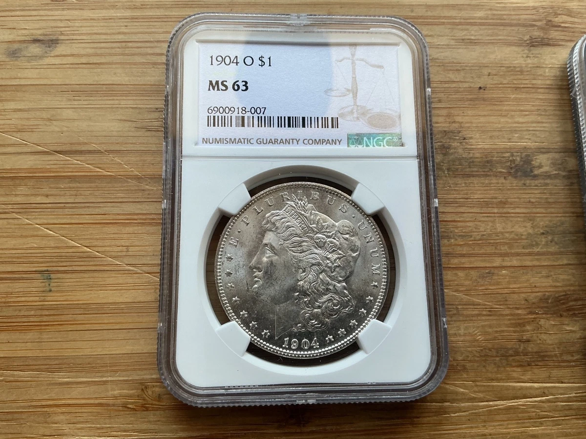 MS 63 Graded 1904 Year Morgan US Dollars (1878-1921) for sale | eBay