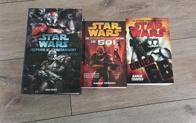 Star Wars Republic Commando + Imperial Commando 3 Bände (gebr.,deutsch,komplett)