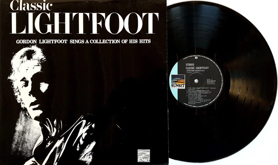 Gordon Lightfoot – Classic Lightfoot Vinyl LP Sunset Records Australia – SUS 962 - Image 2 of 3