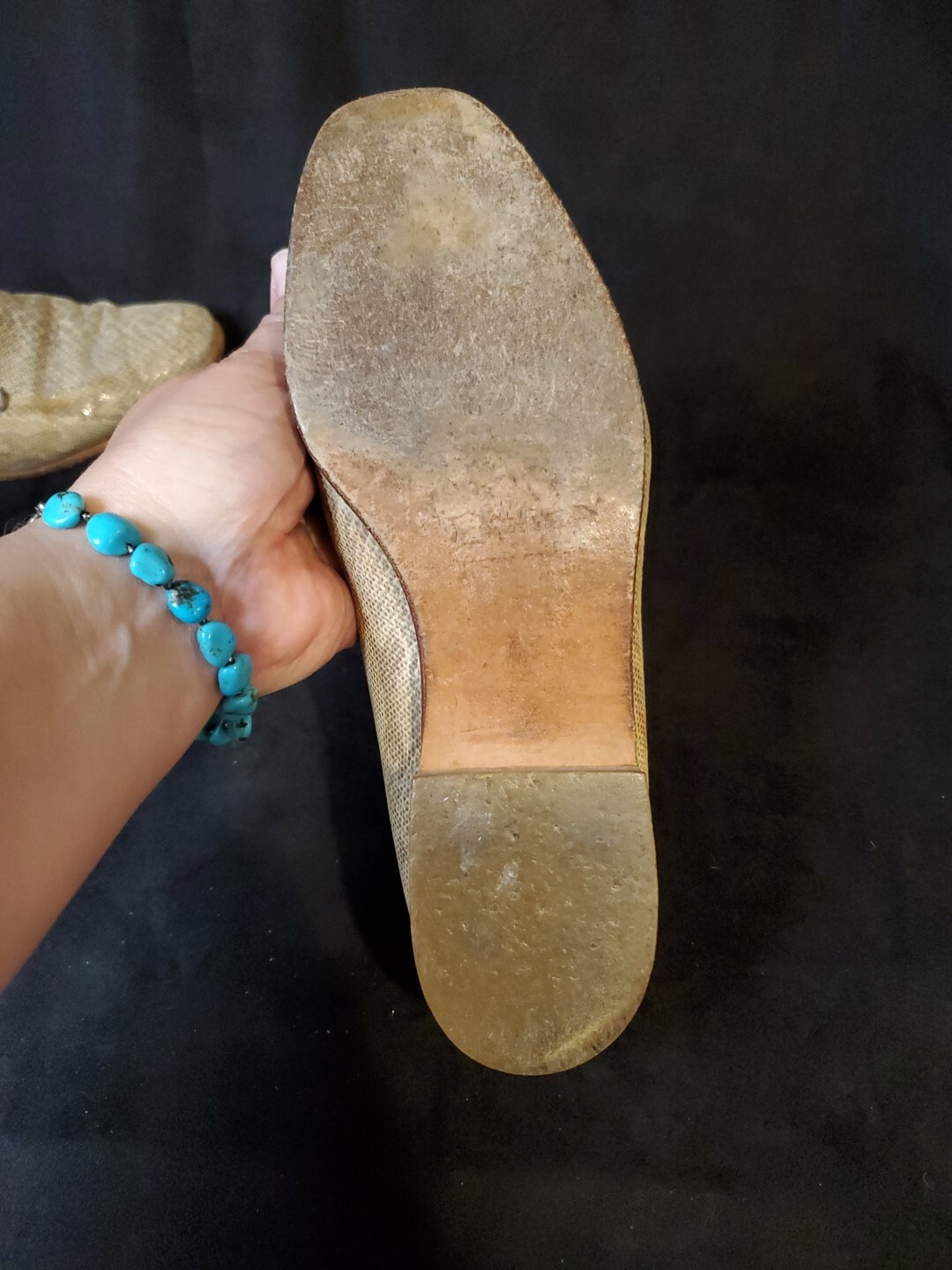 ELLEN TRACY Womens Size 6B Python Snake Faux Leat… - image 19