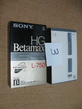 Sony Betamax tapes; one new; one used