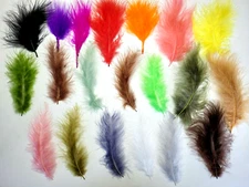 MARABOU PLUME FEATHERS - Select Marabou Feather - Fly Tying Feathers - Streamers