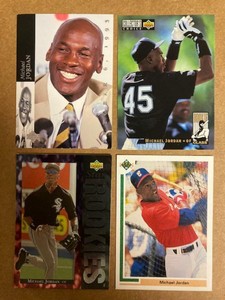 91 upper deck michael jordan baseball card