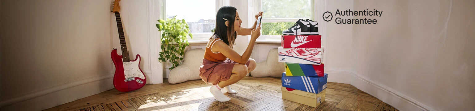 Shop pre-loved sneakers