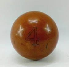 Vintage Bakelite Billiard Ball 140grams- Brown Simichrome tested