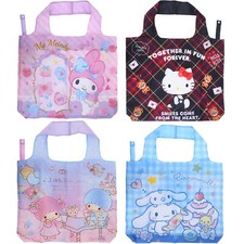 Sanrio Foldable Reusable Grocery Shopping Gym Beach Travel Shoulder Bag ECO Tote
