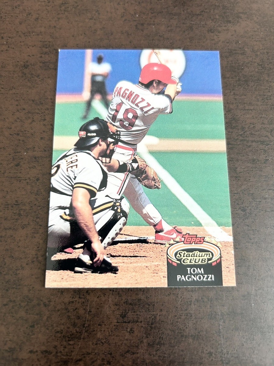 ⚾️1992 Stadium Club Tom Pagnozzi St. Louis Cardinals #162 C116