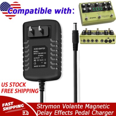 AC Adapter For Strymon Volante Magnetic Tape Delay Effects Pedal Power Supply US
