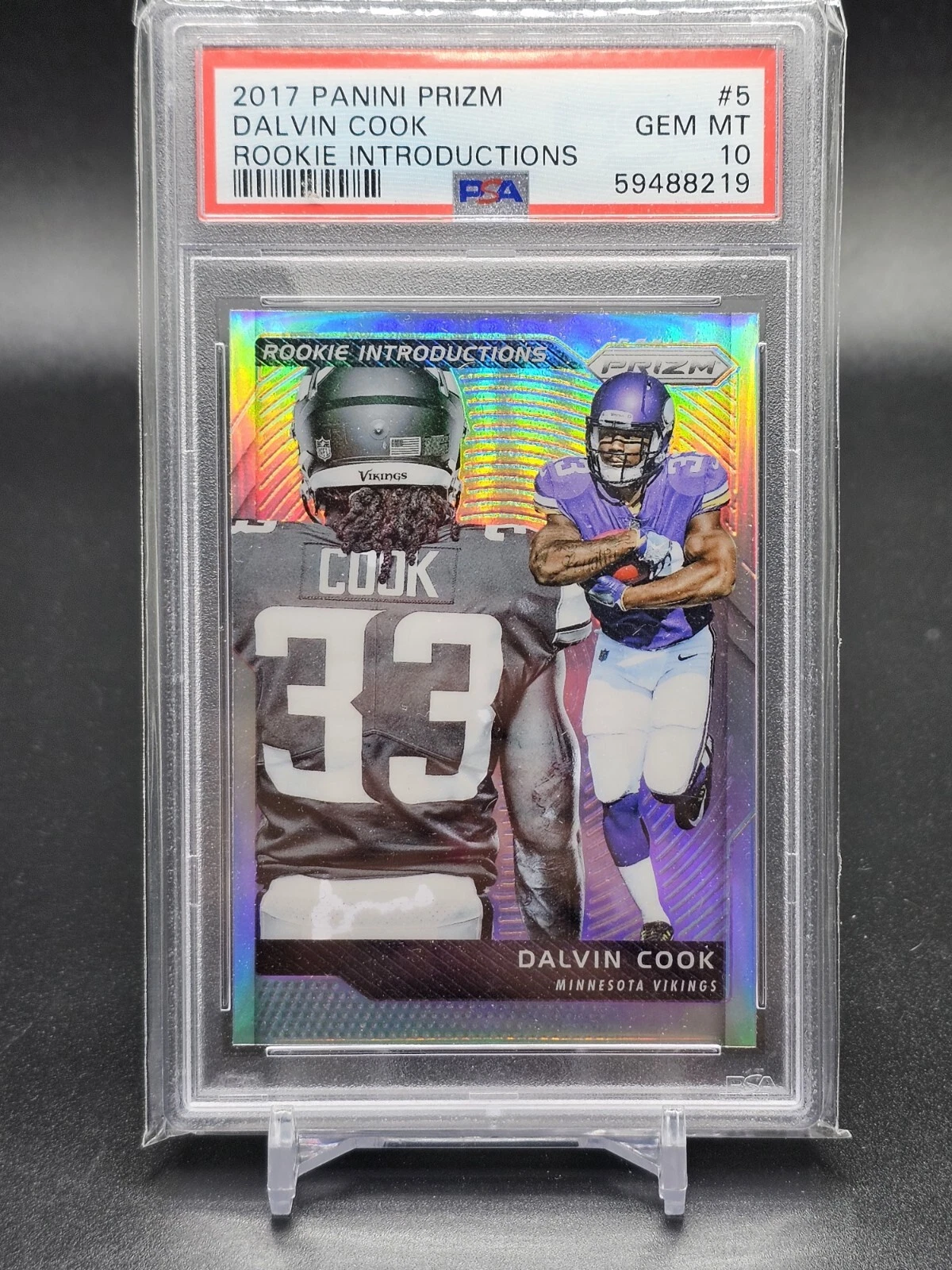 Dalvin Cook Panini Prizm Rookie Introductions #5 Base