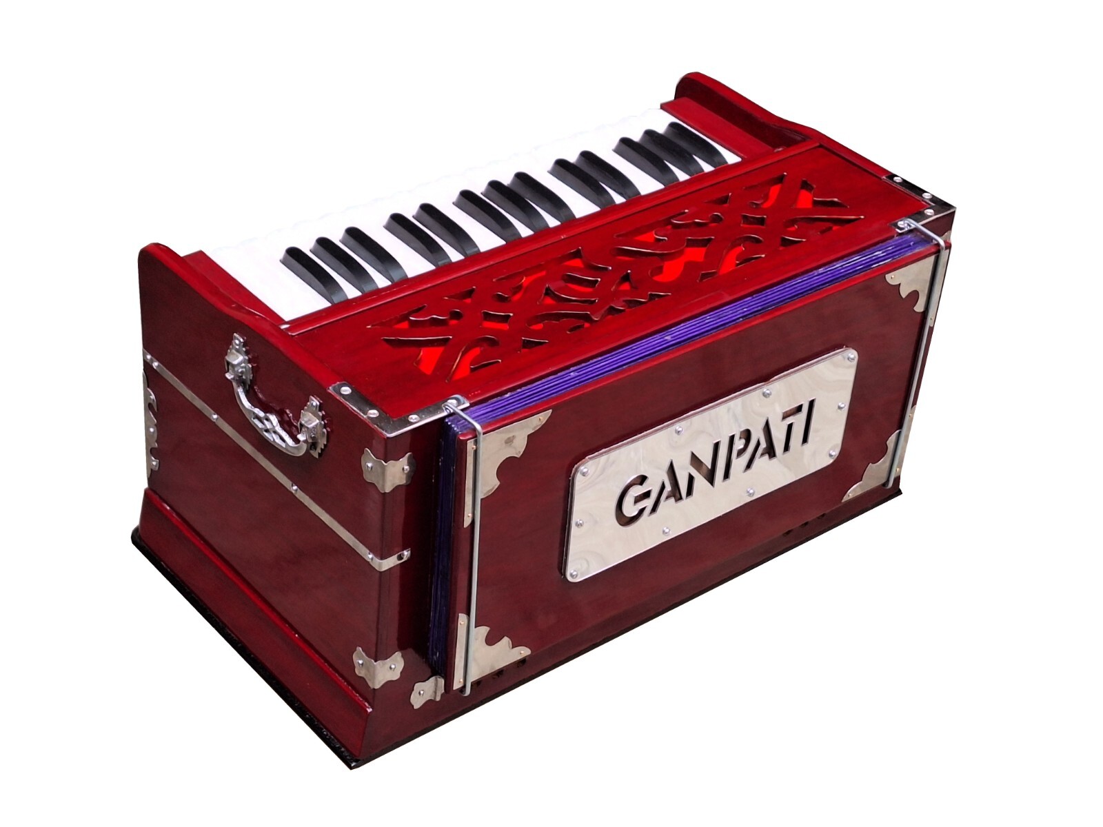 HARMONIUM4 STOPS2¾ OCTAVES7 FOLD BELLOWDOUBLE REED32 KEY440Hz