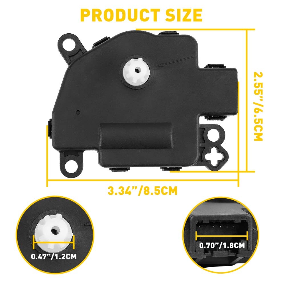 HVAC Heater Blend Air Door Actuator for Ford 2009-2014 F-150 2007