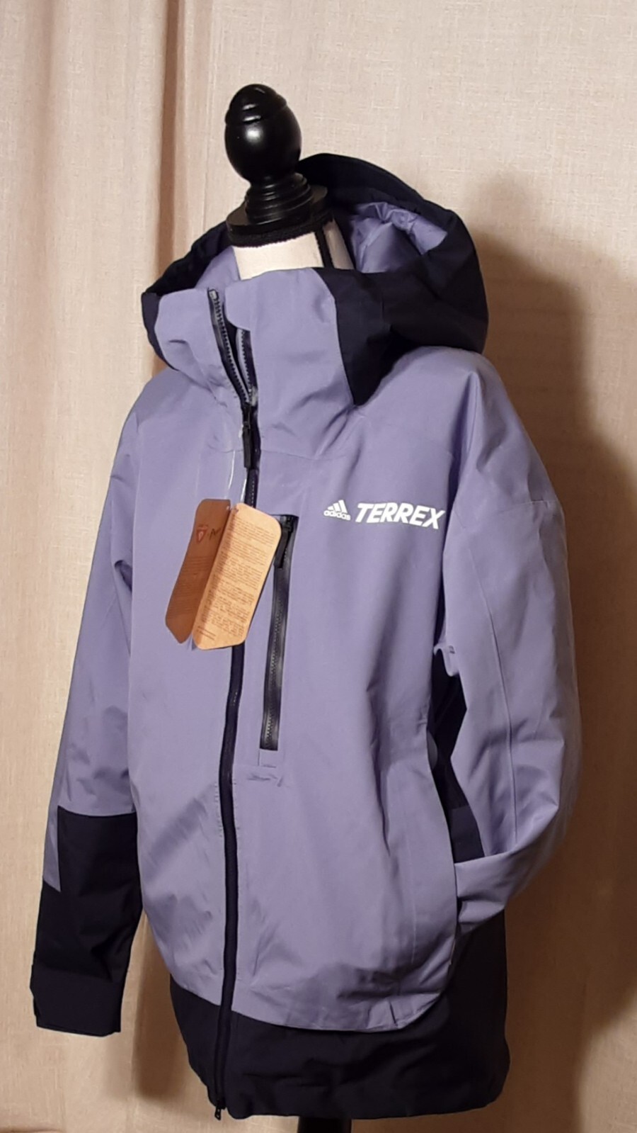 NWT Adidas Terrex MYSHELTER Snow Jacket Violet/Navy Size 2XL. $350.