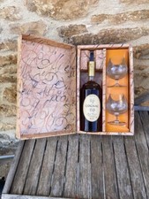 Cognac Brisson dans son coffret d'origine avec 2 verres