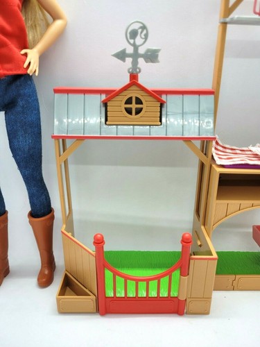 Barbie Sweet Orchard Farm Doll & Baby Farm Animal Vet Playset gck86 - Picture 4 of 8