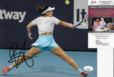 Autographed Bianca Andreescu WTA Tennis 8x10 Photo Original