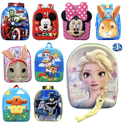3D Eva Kinder Rucksack Schultasche Official Licensed Characters Backpack Backpack