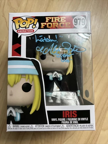 Funko Pop! Vinyl: Fire Force - Iris #979 Autographed Funko Pop!