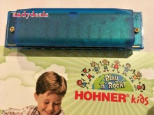 HOHNER HARMONICA FOR CHILDREN KIDS - YOU PICK THE COLOR NEW WITH CLEAR CASE   