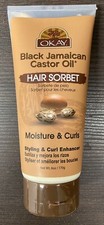 OKAY Black Jamaican Castor Oil Hair Sorbet Moisture  Curls 6,oz / 170 g