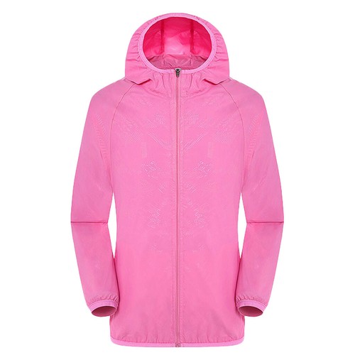 Mens Womens Cycling Waterproof Rain Jacket High Visibility Wind Hooded Coat US - Picture 18 of 25
