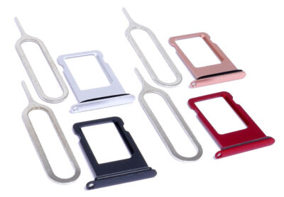 Ersatz für iPhone 8 8Plus Sim Karten Halter Halterung Tray Schlitten Nadel