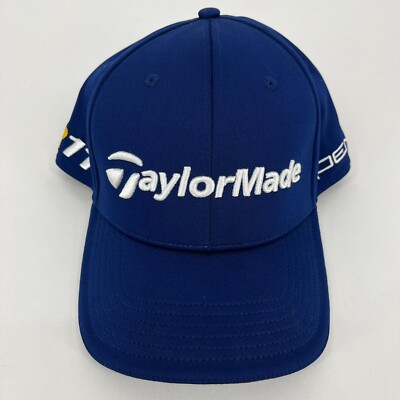 Adidas Stretch Fit Hat Men's Size L/XL Blue Taylor Made R11 Golf Cap
