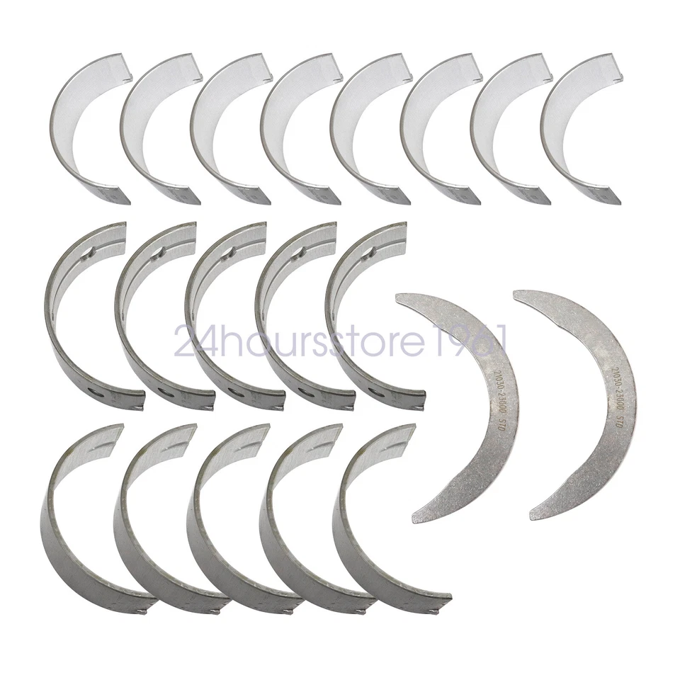 Juego de cojinetes principales y cojinetes de varilla de conexión para Hyundai Tucson Sonata Kia Soul 2,0 L Foto 3 de 4