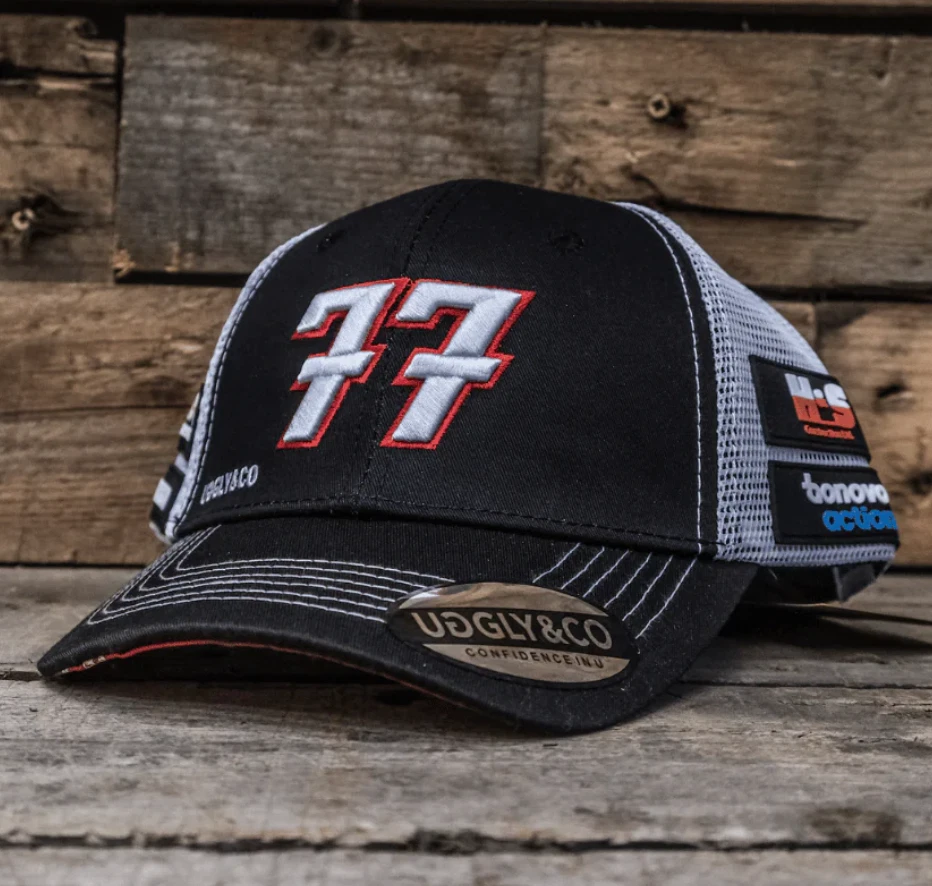Tim Reeves x Uggly&Co - Black and Red Trucker cap - Motorcycle Wear