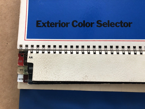 1974 CHEVROLET Passenger Car Color & Fabric Selector Catalog 3-Ring Binder ptr - Picture 11 of 24