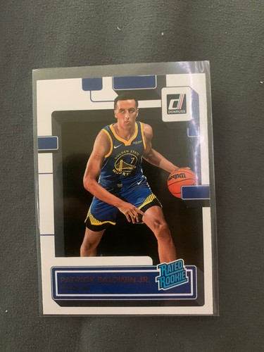 PATRICK BALDWIN JR RC 2022-23 Panini Donruss Rated Rookie Base Card 228 Warriors