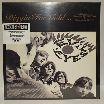Diggin' for Gold Vol 6 RSD 2018 SEALED Color Vinyl LP Garage Demented Punk LE