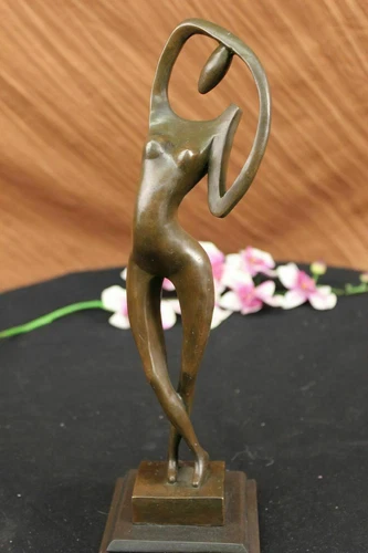 Handcrafted Abstract Modern Art Female Bronze Sculpture Home Decor Sale deal from eBay