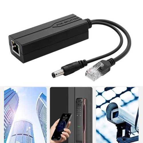 48V To 12V DC5.5x2.1mm POE Splitter Power Adapter For Networking Device - Photo 2/8