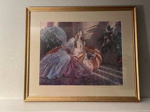 Mother And Daughter By Steve Hanks - Signed Print #836 - Framed And Matted - Bild 1 von 7