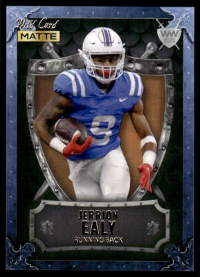 Jerrion Ealy 2022 Wild Card Matte # WW-26 Weekend Warrior Ole Miss Rebels