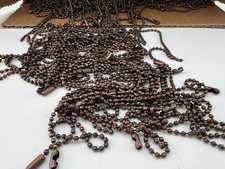 Ball Chain 2MM / 0.08" COPPER BALL 6" / 15.2 CM Length BULK QUANTITY 1,900