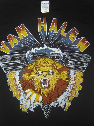 Vintage Concert T-Shirt VAN HALEN 82 