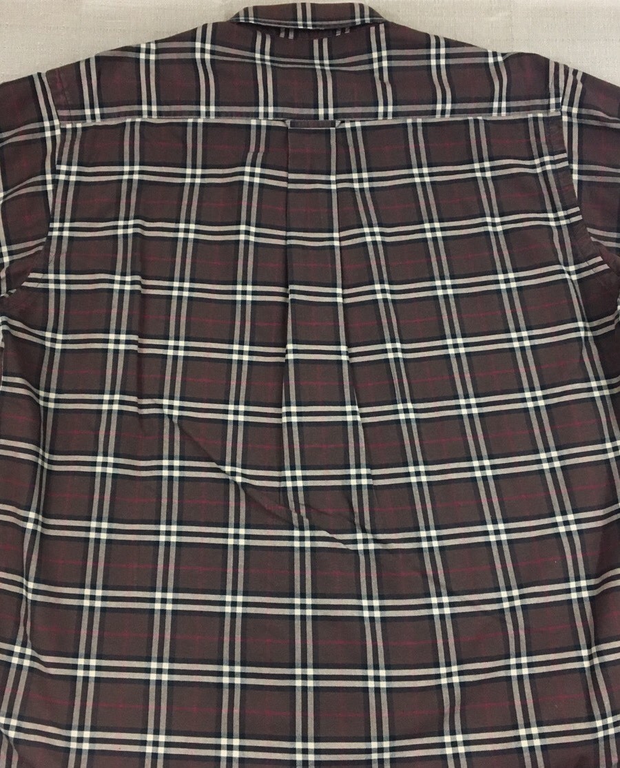 Orvis Long Sleeve Button Up Brown Plaid Dress Shi… - image 4