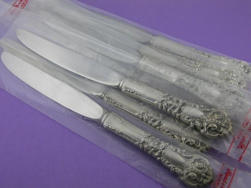 Sterling Silver REED & BARTON 8 7/8" Place Knife FRENCH RENAISSANCE mint ~$45ea