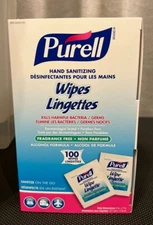 purell hand sanitizing desinfectantes pour les mains 100 Wipes Lingettes