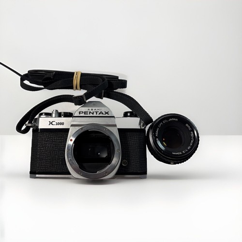 PENTAX ASAHI K1000 35mm Film Camera w/ 50mm Pentax M Lens