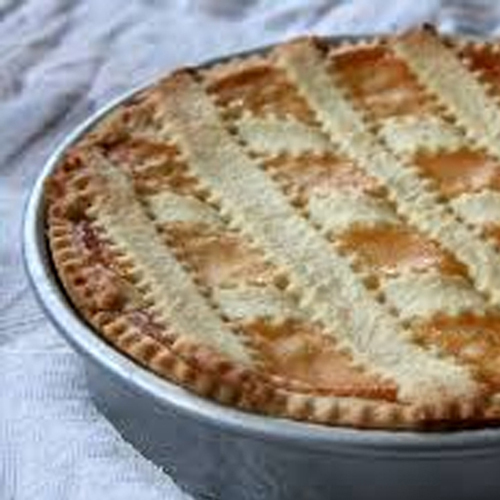 Stampo Per Pastiera Napoletana - 2 Pezzi In Alluminio Italiano, Diametro 18 Cm, Altezza 3,5 Cm