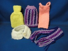 Vintage Barbie Size Doll Crochet Clothes Lot
