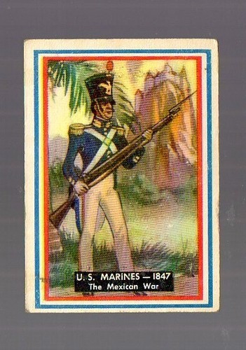 1953 Fighting Marines Card # 93 - TOPPS - The Mexican War - 第 1/2 張圖片