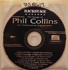 BS8617 PHIL COLLINS   BACKSTAGE KARAOKE CDG